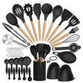36-Piece  Silicone Kitchen Utensils Set with  Holder